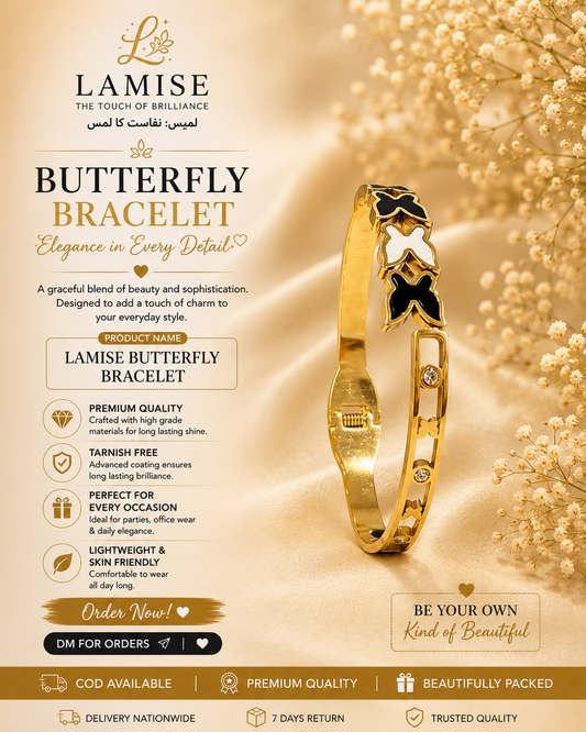 Lamise Butterfly Bracelet